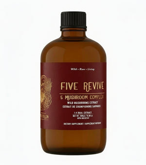 Five Revive Mushroom Complex (250mg/ml) | 1:4 dual extract- Fruiting body (100ml/3.4oz)