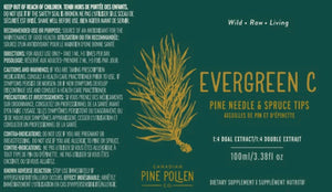 Evergreen C- Pine Needle and Spruce Tip Tincture 100ml
