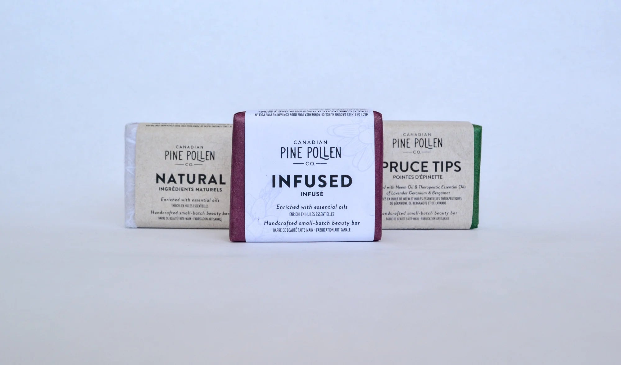 Botanical-Infused Natural Soap - Pine Pollen and Spruce Tips