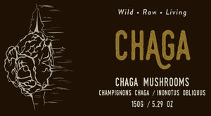 Wild Chaga Mushroom - 150g (5.3 oz)