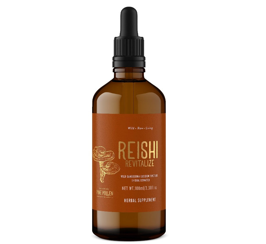 WILD REISHI TINCTURE; 1:4 DUAL EXTRACT-250MG/ML (100ML/3.4OZ)