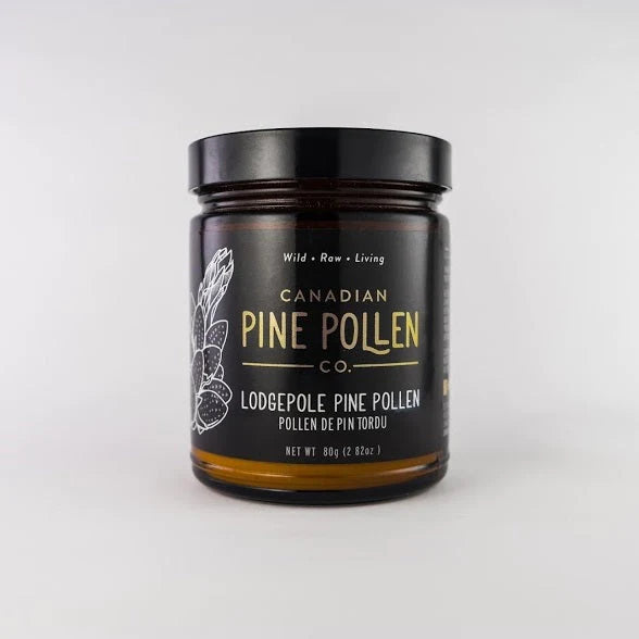 Wild Lodgepole Pine Pollen Powder -  Certified Organic 70g (2.5 oz)